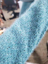 Load image into Gallery viewer, Super Soft Teal Green Brushed Cowlneck Sweater