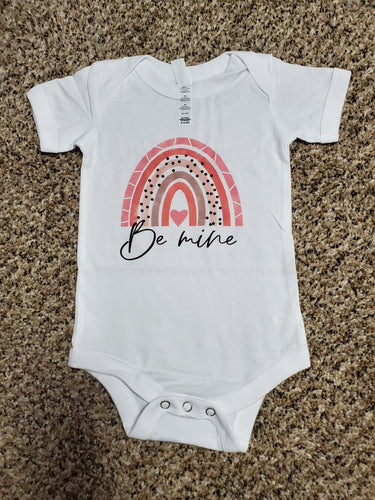 Size 6-12 month Be Mine Infant Onesie
