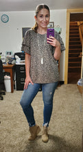 Load image into Gallery viewer, Glam Girl Cheetah Ruffle Sleeve Top
