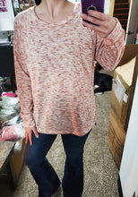 Load image into Gallery viewer, Rust Heathered Soft Pullover