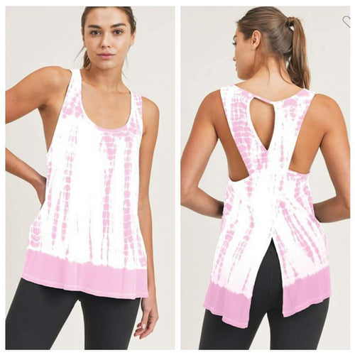 Mono B Perwinkle Pink Tie Dye Kala Tank