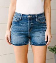 Load image into Gallery viewer, Judy Blue Dark Denim Galaxy Splash Shorts