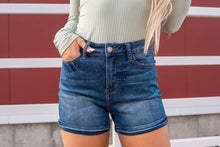 Load image into Gallery viewer, Judy Blue Dark Denim Galaxy Splash Shorts