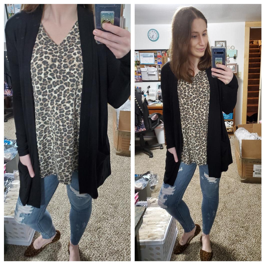 Black Favorite Cardigan